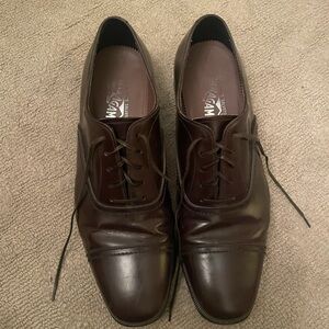 Salvatore Ferragamo Dark Brown Oxfords